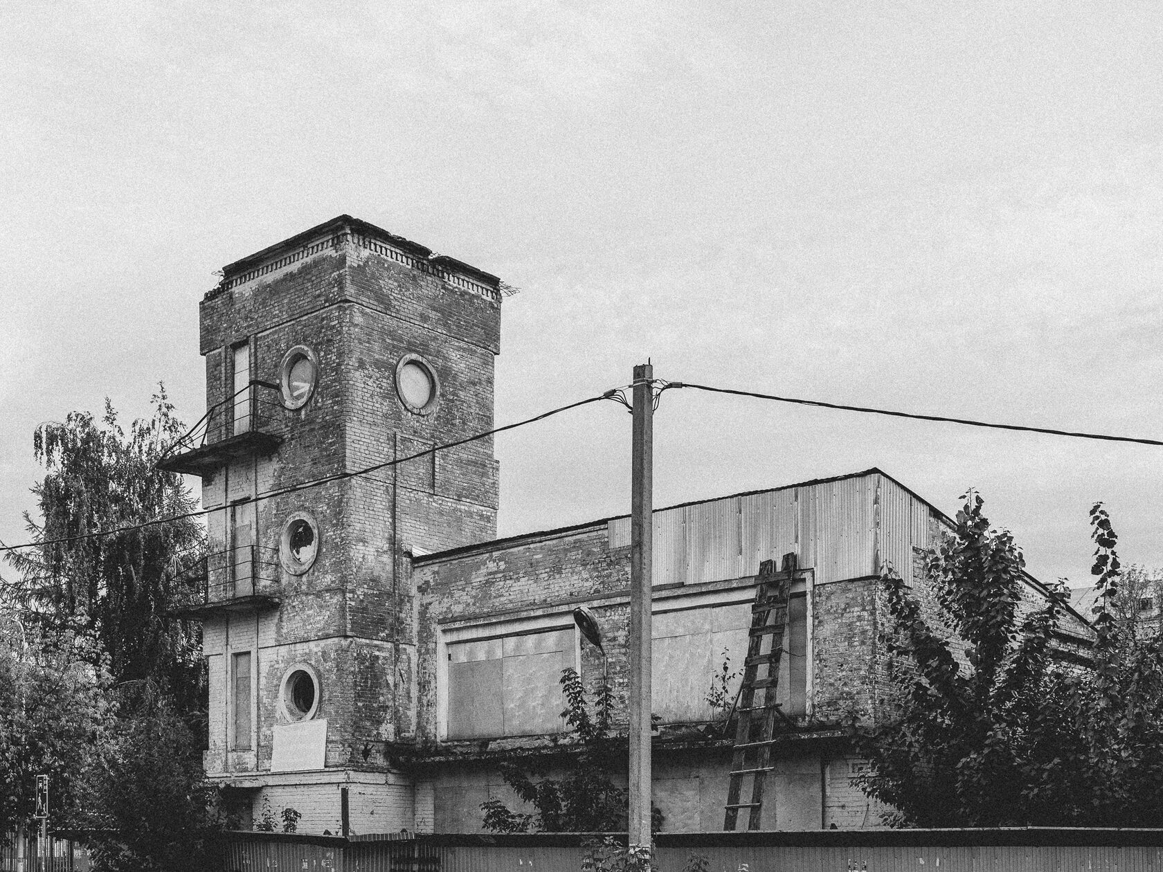 Fire station of the wagon train parts plant, image 1